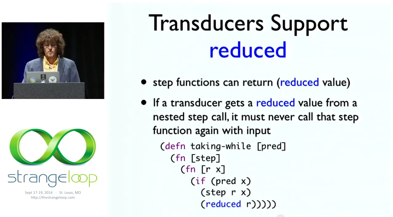 32:23 Transducers Support reduced