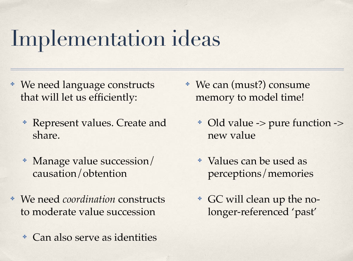 00:36:55 Implementation ideas