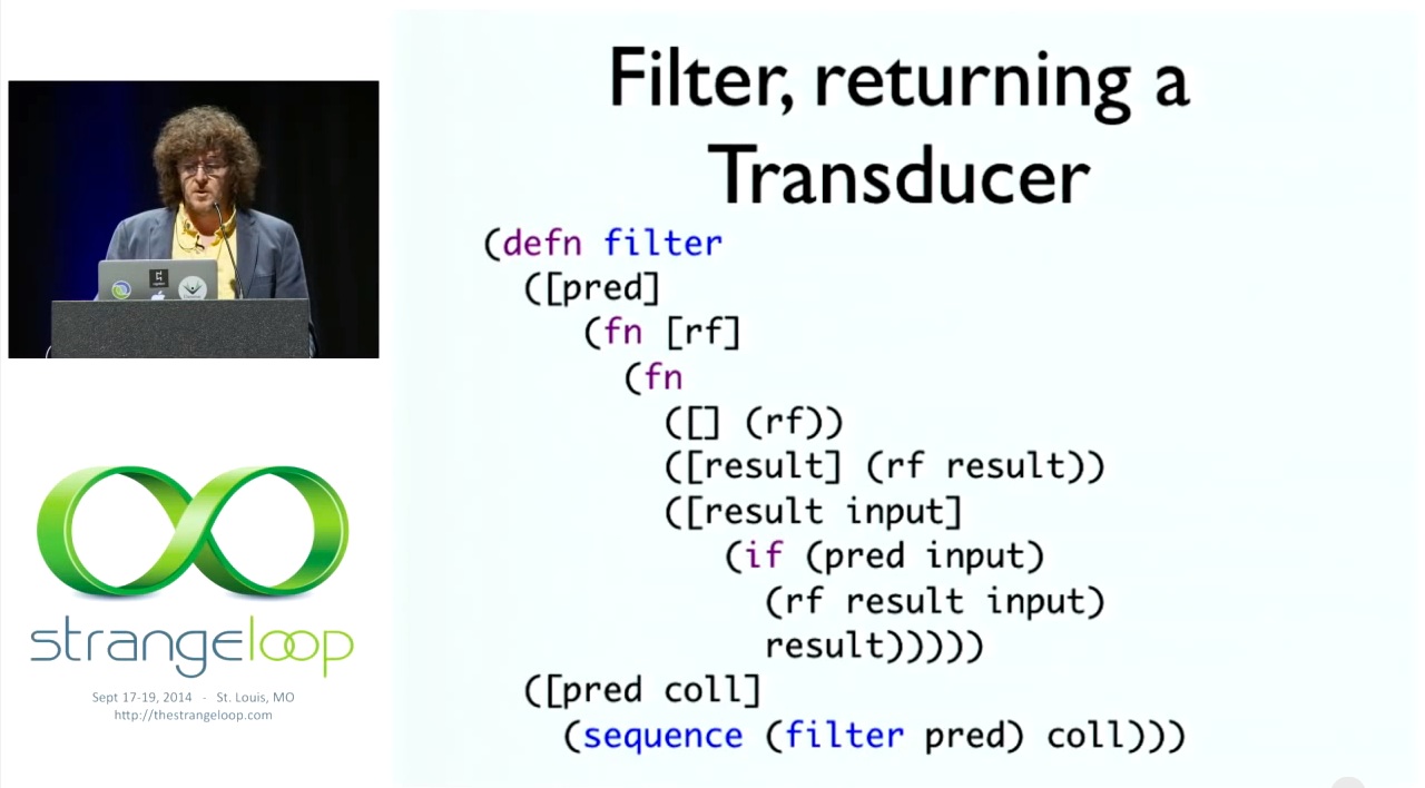 43:09 Filter, returning a Transducer