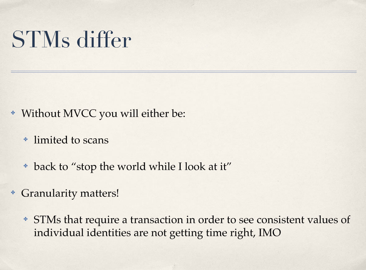 01:00:12 STMs differ