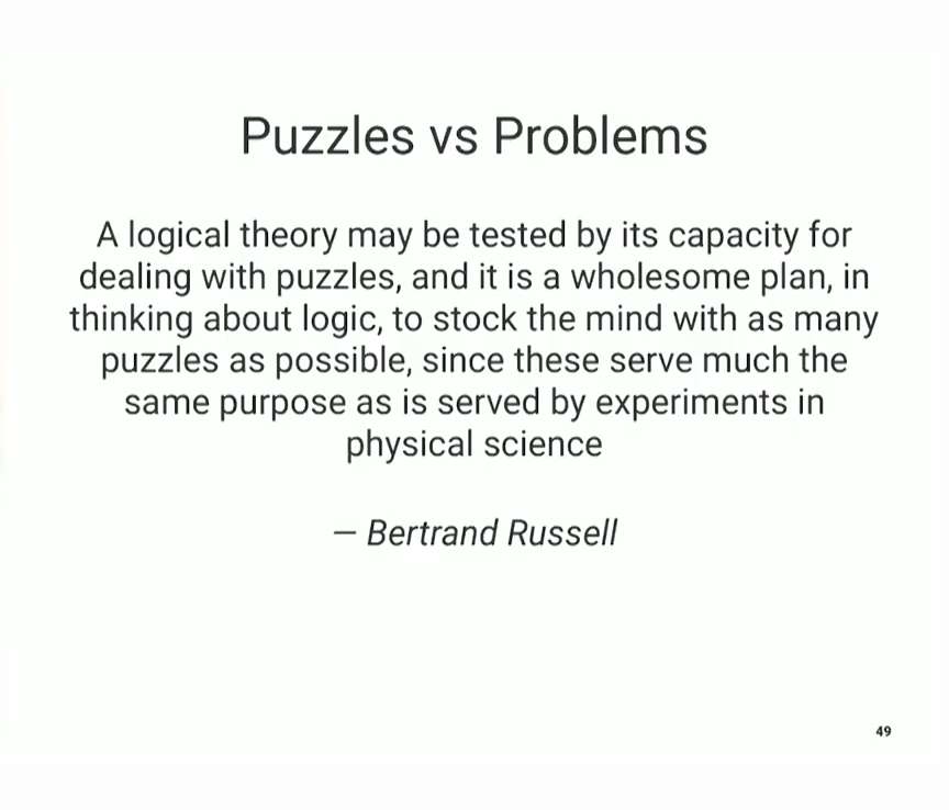 01.08.47 Puzzles vs Problems